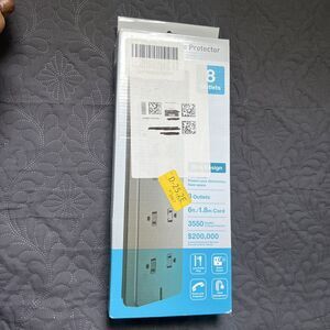 Belkin BE108230-12 Slim Design Heavy-Duty Surge Protector 8-Outlet Power Strip